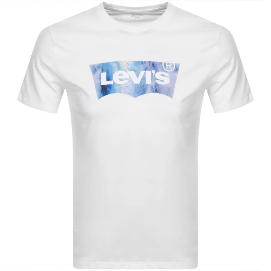 Alternative Image for ProductLevis Logo Crew Neck T Shirt White1